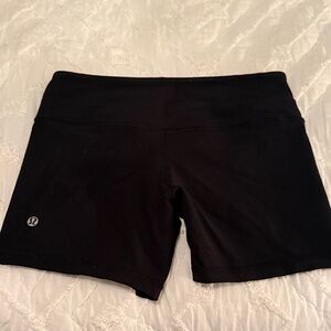lululemon athletica Women's Classic Black Athletic Shorts